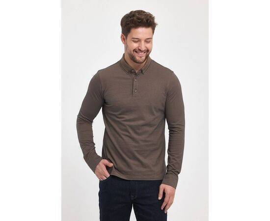 Polo Neck Sweatshirt with Buttons