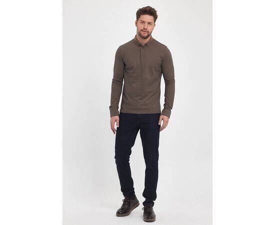 Polo Neck Sweatshirt with Buttons