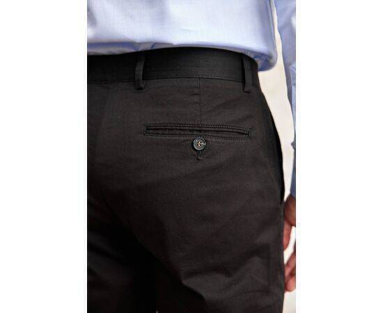 Gabardine Trousers with Side Pockets