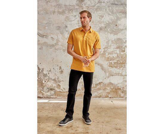 Polo Neck Short Sleeve T-Shirt with Pocket