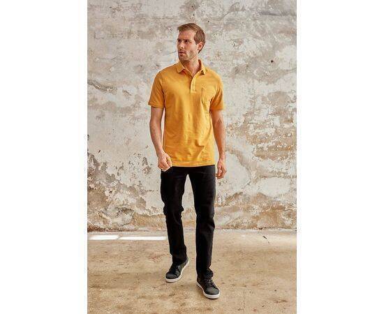 Polo Neck Short Sleeve T-Shirt with Pocket