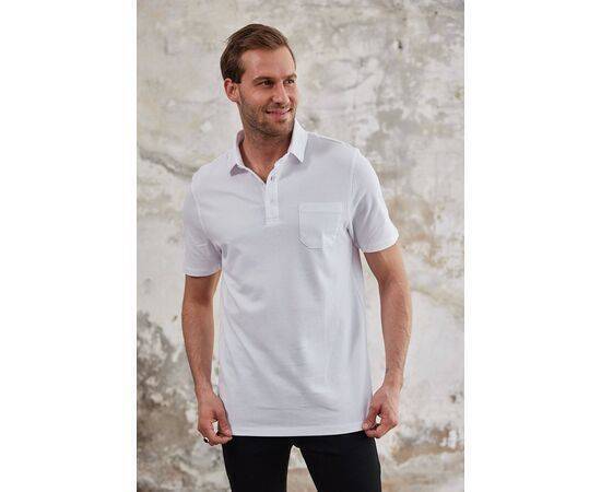 Polo Neck Short Sleeve T-Shirt with Pocket