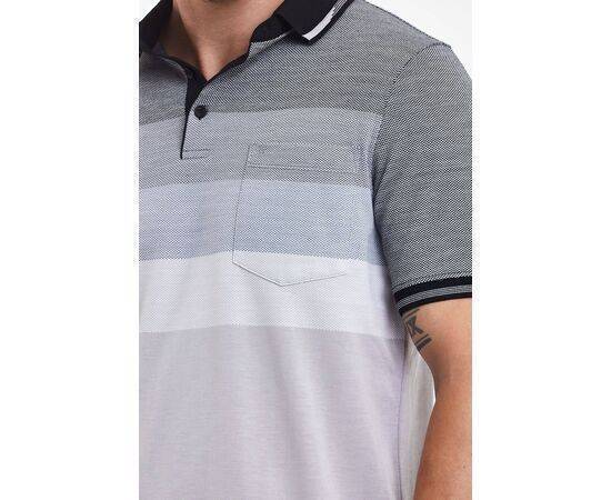 Polo Neck Short Sleeve T-shirt with Pocket