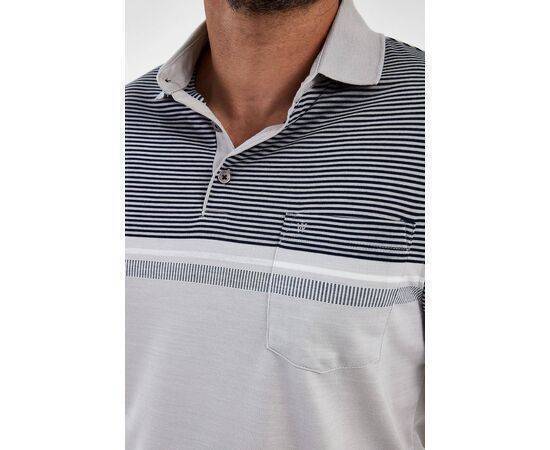 Polo Neck Short Sleeve T-shirt with Pocket