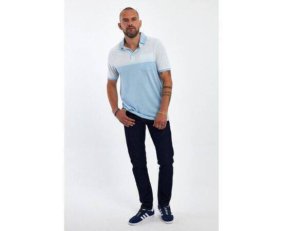 Polo Neck Short Sleeve T-shirt with Pocket