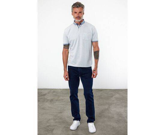 Polo Collar Short Sleeve T-Shirt with Pockets