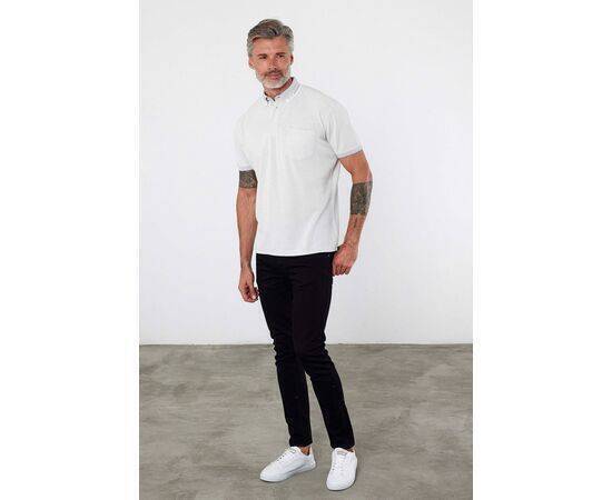 Polo Collar Short Sleeve T-Shirt with Pockets