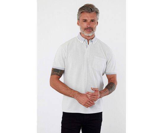 Polo Collar Short Sleeve T-Shirt with Pockets