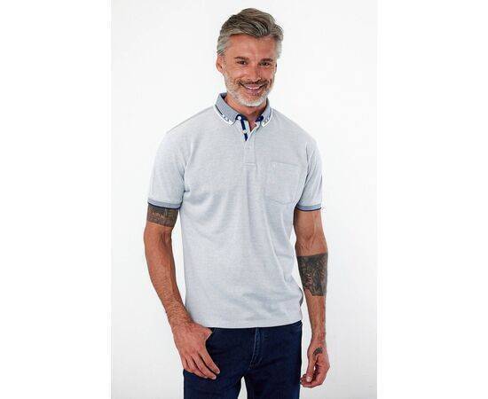 Polo Collar Short Sleeve T-Shirt with Pockets