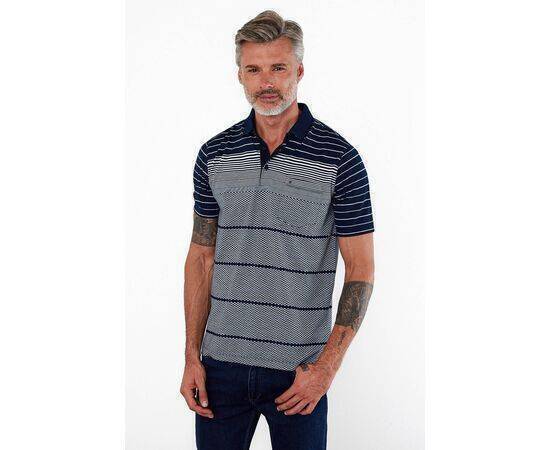 Polo Collar Short Sleeve T-Shirt with Pockets