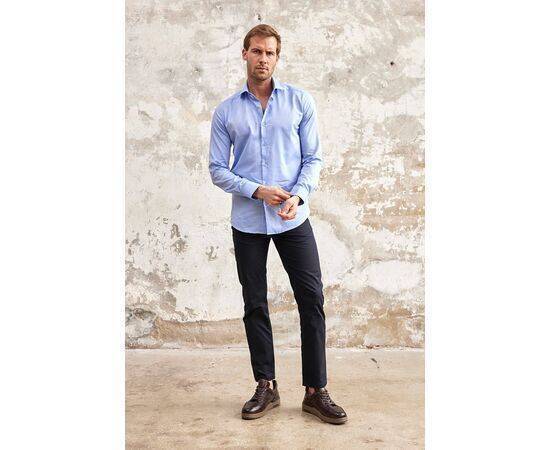 Italian Collar Long Sleeve Shirt