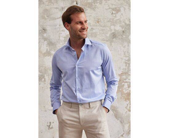 Italian Collar Long Sleeve Shirt