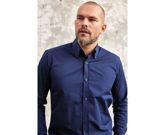 Oxford Classic Fit Buttoned Collar Long Sleeve Cotton Shirt