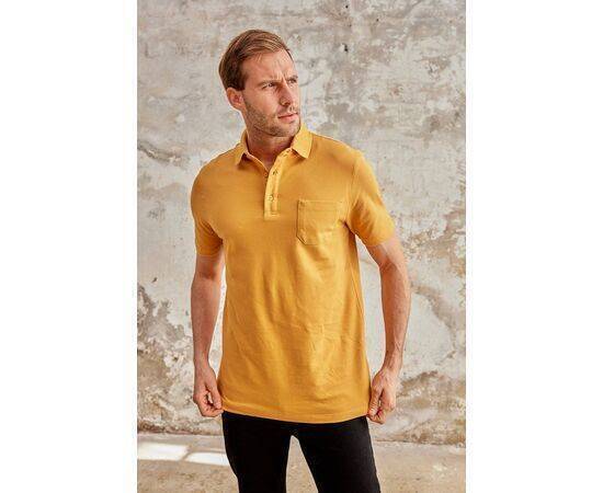 Polo Neck Short Sleeve T-Shirt with Pocket