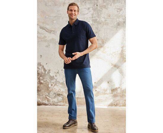 Polo Neck Short Sleeve T-Shirt with Pocket