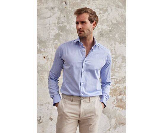 Italian Collar Long Sleeve Shirt