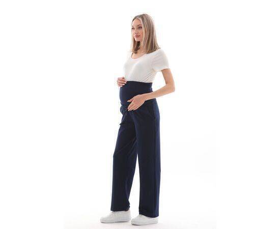 Maternity Wide Leg Flexible Tummy Band Adjustable Waist Sweatpants Brown