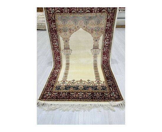 MEVLANA BAZAAR DOUBLE MINARET MOTIF PRAYER RUG