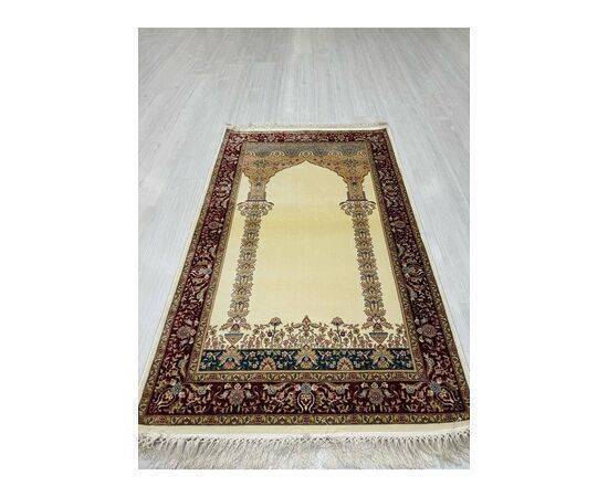 MEVLANA BAZAAR DOUBLE MINARET MOTIF PRAYER RUG 