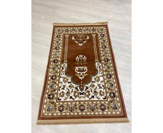 Mevlana Bazaar Oman Motif Wool Prayer Rug Tile