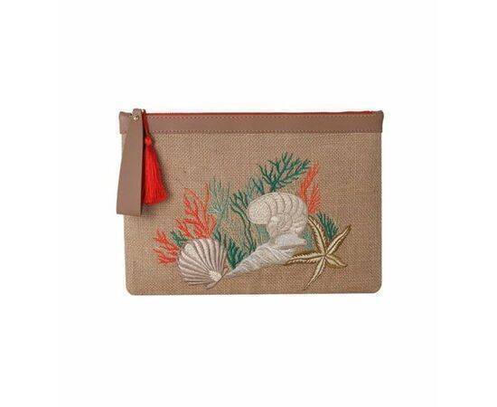 Clutch Purse (Sea  Shells)