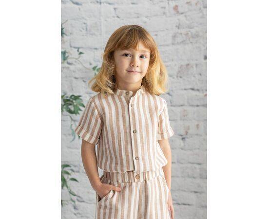 Striped Muslin Shirt for Boys