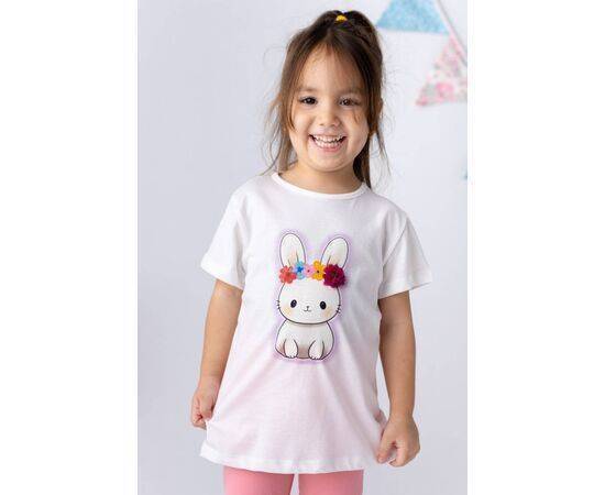 Rabbit Printed T-Shirt for Baby Girls