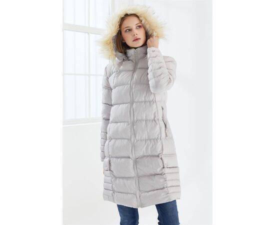 Hooded Zipper Coat with Pockets