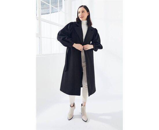 Cashmere Coat with Princess Sleeve