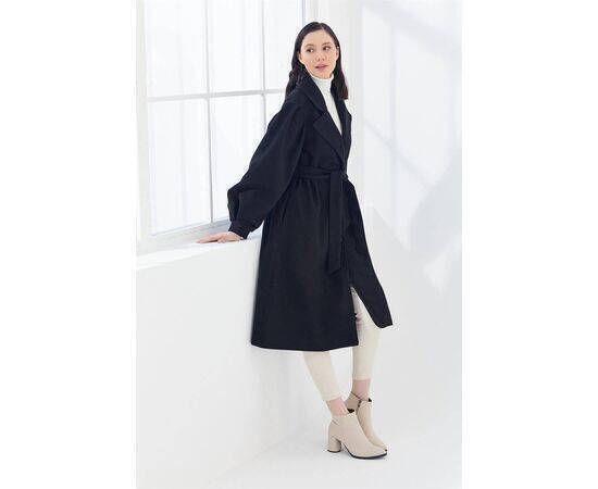 Cashmere Coat with Princess Sleeve