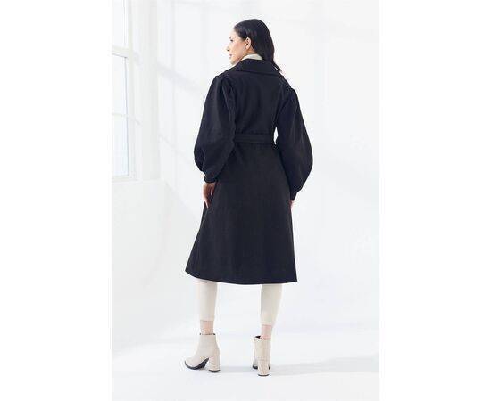 Cashmere Coat with Princess Sleeve