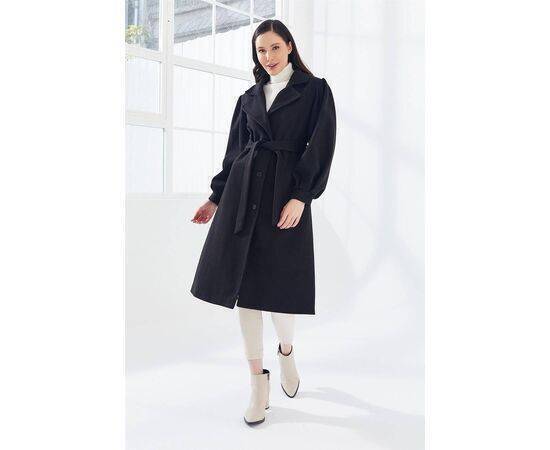 Cashmere Coat with Princess Sleeve