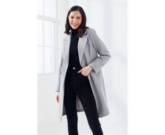 Three-Button Long Coat