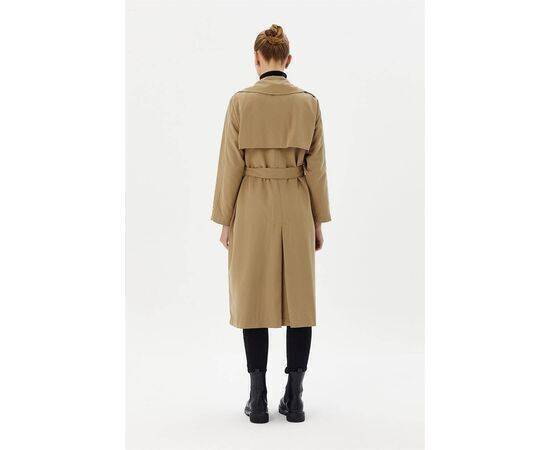 Double-breasted Baby Neck Trench Coat